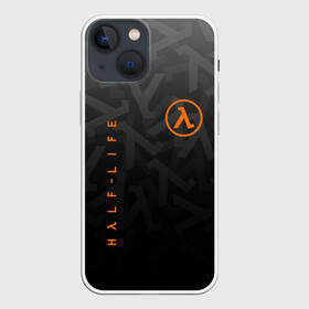 Чехол для iPhone 13 mini с принтом HALF LIFE | ХАЛФ ЛАЙФ в Екатеринбурге,  |  | aperture laboratorie | black mesa | gordon freeman | half life | half life 3 | logo | valve | вэлв | гордон фриман | игра | лого | монтировка | фантастика | халф лайф