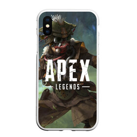 Чехол для iPhone XS Max матовый с принтом APEX Legends в Екатеринбурге, Силикон | Область печати: задняя сторона чехла, без боковых панелей | 2 | 2019 | 3 | apex | game | legends | titanfall | игра | титанфолл