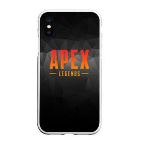 Чехол для iPhone XS Max матовый с принтом APEX LEGEND в Екатеринбурге, Силикон | Область печати: задняя сторона чехла, без боковых панелей | abstraction | apex | apex legends | battle | battle royal | titanfall | абстракция | апекс | апекс легендс | батл рояль | битва | война | королевская битва