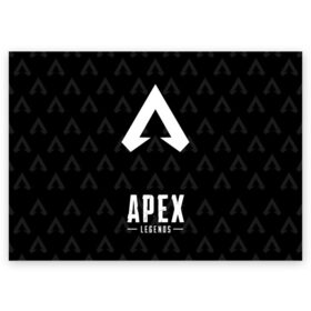 Поздравительная открытка с принтом APEX LEGENDS в Екатеринбурге, 100% бумага | плотность бумаги 280 г/м2, матовая, на обратной стороне линовка и место для марки
 | Тематика изображения на принте: apex | apex legends | battle | battle royal | titanfall | апекс | апекс легендс | батл рояль | битва | война | королевская битва