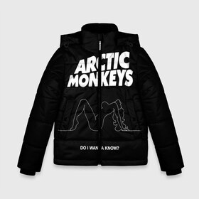 Зимняя куртка для мальчиков 3D с принтом Arctic Monkeys в Екатеринбурге, ткань верха — 100% полиэстер; подклад — 100% полиэстер, утеплитель — 100% полиэстер | длина ниже бедра, удлиненная спинка, воротник стойка и отстегивающийся капюшон. Есть боковые карманы с листочкой на кнопках, утяжки по низу изделия и внутренний карман на молнии. 

Предусмотрены светоотражающий принт на спинке, радужный светоотражающий элемент на пуллере молнии и на резинке для утяжки | arctic monkeys | алекс тёрнер | арктик манкиз | группы | джейми кук | инди | музыка | мэтт хелдерс | ник омэлли | постпанк | рок