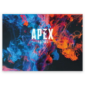 Поздравительная открытка с принтом Apex Legends в Екатеринбурге, 100% бумага | плотность бумаги 280 г/м2, матовая, на обратной стороне линовка и место для марки
 | Тематика изображения на принте: apex | battle royale | legends | titanfall | апекс | легенды