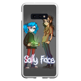 Чехол для Samsung S10E с принтом Sally Face (10) в Екатеринбурге, Силикон | Область печати: задняя сторона чехла, без боковых панелей | face | fisher | larry johnson | mask | sally | sally face | sally fisher | демоны | духи | маска | призраки | салли | салли фейс | салли фишер | фейс