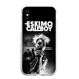 Чехол для iPhone XS Max матовый с принтом Eskimo Callboy в Екатеринбурге, Силикон | Область печати: задняя сторона чехла, без боковых панелей | bury me in vegas | crystals | danskimo | eskimo callboy | sushi | the scene | we are the mess | группы | метал | музыка | рок | эскимо колбой