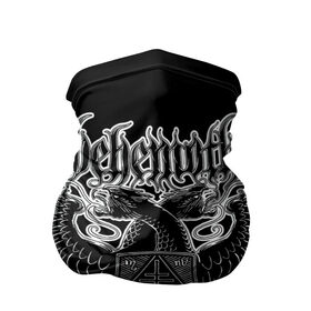 Бандана-труба 3D с принтом Behemoth в Екатеринбурге, 100% полиэстер, ткань с особыми свойствами — Activecool | плотность 150‒180 г/м2; хорошо тянется, но сохраняет форму | behemoth | black metal | death metal | inferno | nergal | orion | seth | блэк метал | группы | дэт метал | метал | музыка | рок
