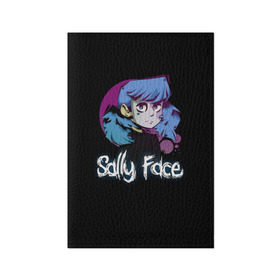 Обложка для паспорта матовая кожа с принтом Sally Face (15) в Екатеринбурге, натуральная матовая кожа | размер 19,3 х 13,7 см; прозрачные пластиковые крепления | face | fisher | larry johnson | mask | sally | sally face | sally fisher | демоны | духи | маска | призраки | салли | салли фейс | салли фишер | фейс