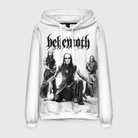 Мужская толстовка 3D с принтом Behemoth в Екатеринбурге, 100% полиэстер | двухслойный капюшон со шнурком для регулировки, мягкие манжеты на рукавах и по низу толстовки, спереди карман-кенгуру с мягким внутренним слоем. | behemoth | black metal | death metal | inferno | nergal | orion | seth | блэк метал | группы | дэт метал | метал | музыка | рок