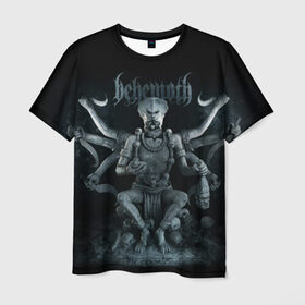 Мужская футболка 3D с принтом Behemoth в Екатеринбурге, 100% полиэфир | прямой крой, круглый вырез горловины, длина до линии бедер | behemoth | black metal | death metal | inferno | nergal | orion | seth | блэк метал | группы | дэт метал | метал | музыка | рок