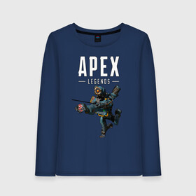 Женский лонгслив хлопок с принтом APEX - Pathfinder в Екатеринбурге, 100% хлопок |  | apex | apex legends | battle royale | br | games | new | titanfall | ttf | апекс | апех | бангалор | батл рояль | бладхаунд | игры | каустик | лайфлайн | мираж | рэйф | тайтанфол | титанфол