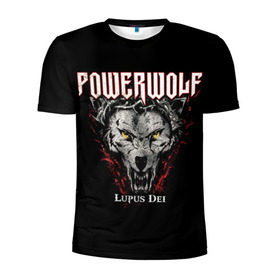 Мужская футболка 3D спортивная с принтом Powerwolf в Екатеринбурге, 100% полиэстер с улучшенными характеристиками | приталенный силуэт, круглая горловина, широкие плечи, сужается к линии бедра | heavy metal | metal | powerwolf | группы | метал | музыка | пауэр метал | рок | хеви метал