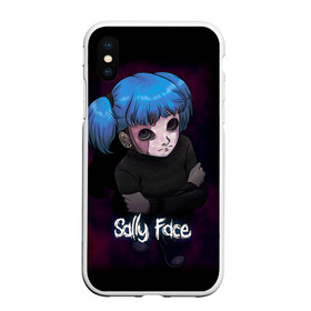 Чехол для iPhone XS Max матовый с принтом Sally Face (17) в Екатеринбурге, Силикон | Область печати: задняя сторона чехла, без боковых панелей | face | fisher | larry johnson | mask | sally | sally face | sally fisher | демоны | духи | маска | призраки | салли | салли фейс | салли фишер | фейс