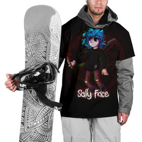 Накидка на куртку 3D с принтом Sally Face (18) в Екатеринбурге, 100% полиэстер |  | face | fisher | larry johnson | mask | sally | sally face | sally fisher | демоны | духи | маска | призраки | салли | салли фейс | салли фишер | фейс