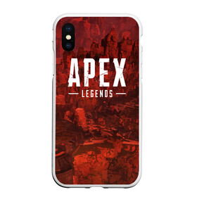 Чехол для iPhone XS Max матовый с принтом APEX LEGENDS в Екатеринбурге, Силикон | Область печати: задняя сторона чехла, без боковых панелей | apex | apexlegends | battle | fall | legends | online | robot | royale | titan | titanfall | апекс | битва | игра | игры | королевская | легенд | легендс | легенды | лого | меха | мехи | онлайн | роботы | символ | титанфол | шутер