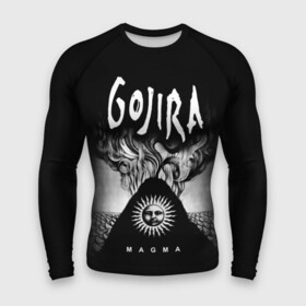 Мужской рашгард 3D с принтом Gojira в Екатеринбурге,  |  | death metal | from mars to sirius | gojira | magmа | terra incognita | the link | the way of all flesh | годжира | грув метал | группы | дэт метал | метал | музыка | рок