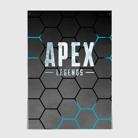 Постер с принтом Apex Legends в Екатеринбурге, 100% бумага
 | бумага, плотность 150 мг. Матовая, но за счет высокого коэффициента гладкости имеет небольшой блеск и дает на свету блики, но в отличии от глянцевой бумаги не покрыта лаком | apex | battle royale | legends | titanfall | апекс | легенды | тайтанфол | титанфол