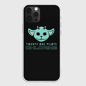 Чехол для iPhone 12 Pro с принтом Twenty One Pilots - Chlorine в Екатеринбурге, силикон | область печати: задняя сторона чехла, без боковых панелей | Тематика изображения на принте: banditotour | chlorine | clip | jumpsuit | levitate | morph | my blood | ned | song | top | trench | twenty one pilots | twentyonepilots | джампсют | нед | твенти ван пилотс | топ | тренч | хлорин