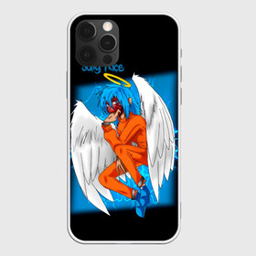 Чехол для iPhone 12 Pro Max с принтом Sally Face Angel в Екатеринбурге, Силикон |  | cтикер | game | larry | logo | mask | new | sally face | sf | ангел | без маски | гизмо | девид | девочка | игра | казнь | компьютер | лари | ларри | логотип | мальчик | маска | молнии | мрачная | на лице | надпись | пых