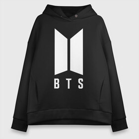 Женское худи Oversize хлопок с принтом BTS RAP MONSTER в Екатеринбурге, френч-терри — 70% хлопок, 30% полиэстер. Мягкий теплый начес внутри —100% хлопок | боковые карманы, эластичные манжеты и нижняя кромка, капюшон на магнитной кнопке | bangtan boys | bt21 | bts | bts army | bts stickers | j hope | jimin | jin | jungkook | k pop | rap monster | rapmon | suga | v | бтс | корея | стикеры bts