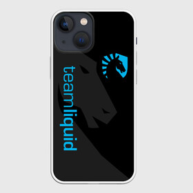 Чехол для iPhone 13 mini с принтом TEAM LIQUID | ТИМ ЛИКВИД в Екатеринбурге,  |  | 2019 | blue | cybersport | esport | liquid | logo | pro league | team | team liquid | киберспорт | логотип | тим ликвид | фирменные цвета