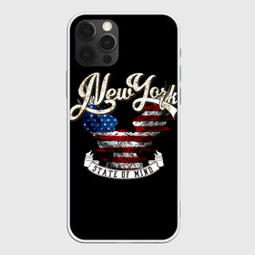 Чехол для iPhone 12 Pro Max с принтом New York state of mind в Екатеринбурге, Силикон |  | background | best | black | cool | drawing | eagle | flag | graphics | inscription | new york | ribbon | state of mind | text | usa | wings | графика | крутой | крылья | лента | лучший | надпись | нью йорк | орел | рисунок | состояние души | сша | текст |