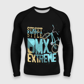 Мужской рашгард 3D с принтом Street style в Екатеринбурге,  |  | background | bike | black | bmx | drawing | extreme | graphics | movement | power | splashes | sport | spots | street | style | брызги | велосипед | графика | движение | жёлтый | надпись | пятна | рисунок | сила | синий | спорт | стиль | текст | уличный |