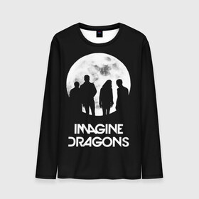 Мужской лонгслив 3D с принтом Imagine Dragons в Екатеринбурге, 100% полиэстер | длинные рукава, круглый вырез горловины, полуприлегающий силуэт | believer | evolve | imagine dragons | night visions | radioactive | rock | группы | имейджин драгонс | инди | музыка | рок