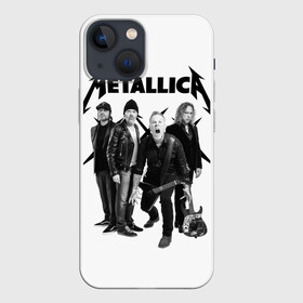 Чехол для iPhone 13 mini с принтом Metallica в Екатеринбурге,  |  | heavy metal | metal | metallica | группы | метал | металлика | музыка | рок | трэш метал | хєви метал