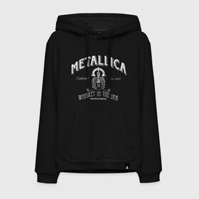 Мужская толстовка хлопок с принтом Metallica в Екатеринбурге, френч-терри, мягкий теплый начес внутри (100% хлопок) | карман-кенгуру, эластичные манжеты и нижняя кромка, капюшон с подкладом и шнурком | heavy metal | metal | metallica | группы | метал | металлика | музыка | рок | трэш метал | хєви метал