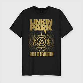 Мужская футболка премиум с принтом Linkin Park в Екатеринбурге, 92% хлопок, 8% лайкра | приталенный силуэт, круглый вырез ворота, длина до линии бедра, короткий рукав | chester bennington | linkin park | группы | линкин парк | метал | музыка | рок | честер беннингтон