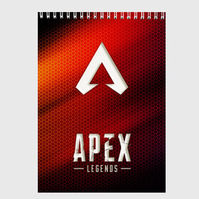 Скетчбук с принтом APEX LEGENDS в Екатеринбурге, 100% бумага
 | 48 листов, плотность листов — 100 г/м2, плотность картонной обложки — 250 г/м2. Листы скреплены сверху удобной пружинной спиралью | apex | apex legends | апекс | апекс легенд | апекс легендс | бой | игра | компьютерная игра | королевская битва | лучшее | онлайн игра | популярное | текстура | хит | шутер