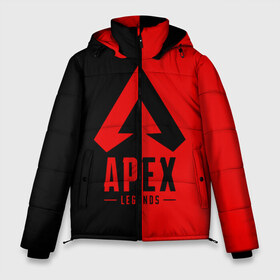 Мужская зимняя куртка 3D с принтом APEX LEGENDS RED в Екатеринбурге, верх — 100% полиэстер; подкладка — 100% полиэстер; утеплитель — 100% полиэстер | длина ниже бедра, свободный силуэт Оверсайз. Есть воротник-стойка, отстегивающийся капюшон и ветрозащитная планка. 

Боковые карманы с листочкой на кнопках и внутренний карман на молнии. | apex | legend | legends | titanfall | апекс | арех | бангалор | бладхаунд | верхушки | гибралтар | каустик | лайфлайн | легенда | легенды | ледженд | леджендс | мираж | орех | рэйф | титанфол