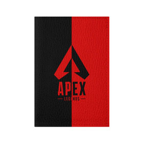 Обложка для паспорта матовая кожа с принтом APEX LEGENDS RED в Екатеринбурге, натуральная матовая кожа | размер 19,3 х 13,7 см; прозрачные пластиковые крепления | apex | legend | legends | titanfall | апекс | арех | бангалор | бладхаунд | верхушки | гибралтар | каустик | лайфлайн | легенда | легенды | ледженд | леджендс | мираж | орех | рэйф | титанфол