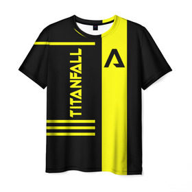 Мужская футболка 3D с принтом Titanfall в Екатеринбурге, 100% полиэфир | прямой крой, круглый вырез горловины, длина до линии бедер | боевой | меха | научно | оружие | робот | сеть | симулятор | снаряжение | спектры | титан | фантастика | шутер