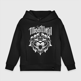 Детское худи Oversize хлопок с принтом Miss May I в Екатеринбурге, френч-терри — 70% хлопок, 30% полиэстер. Мягкий теплый начес внутри —100% хлопок | боковые карманы, эластичные манжеты и нижняя кромка, капюшон на магнитной кнопке | miss may i | rise of the lion | shadows inside | группы | метал | музыка | рок