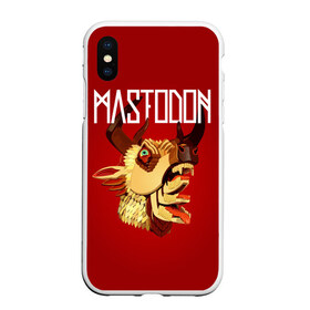 Чехол для iPhone XS Max матовый с принтом Mastodon в Екатеринбурге, Силикон | Область печати: задняя сторона чехла, без боковых панелей | leviathan | mastodon | metal | sludge metal | stoner | грув метал | группы | мастодон | метал | музыка | рок