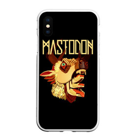 Чехол для iPhone XS Max матовый с принтом Mastodon в Екатеринбурге, Силикон | Область печати: задняя сторона чехла, без боковых панелей | leviathan | mastodon | metal | sludge metal | stoner | грув метал | группы | мастодон | метал | музыка | рок