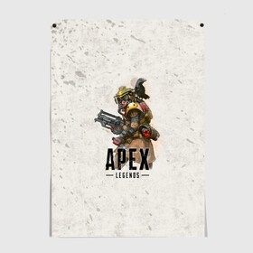 Постер с принтом Apex Legends в Екатеринбурге, 100% бумага
 | бумага, плотность 150 мг. Матовая, но за счет высокого коэффициента гладкости имеет небольшой блеск и дает на свету блики, но в отличии от глянцевой бумаги не покрыта лаком | apex | apex legends | titanfall | апекс | игра | королевская битва | легенд | легенда | легендс | легенды | пехота | пилот | роботы | спектры | стрелялка | титанфол | титаны | шутер