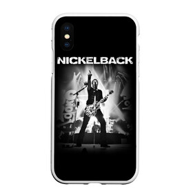 Чехол для iPhone XS Max матовый с принтом Nickelback в Екатеринбурге, Силикон | Область печати: задняя сторона чехла, без боковых панелей | dark horse | feed the machine | nickelback | no fixed adress | группы | метал | музыка | никлбэк | рок | хард рок | чед крюгер