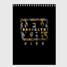 Скетчбук с принтом New York City в Екатеринбурге, 100% бумага
 | 48 листов, плотность листов — 100 г/м2, плотность картонной обложки — 250 г/м2. Листы скреплены сверху удобной пружинной спиралью | art | background | brooklyn | city | drawing | fashion | font | graphics | illustration | lifestyle | new york | text | бруклин | город | графика | жизни | иллюстрация | искусство | мода | нью йорк | рисунок | стиль | текст | фон | шрифт