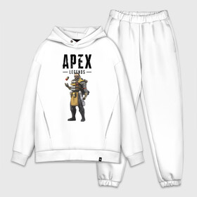 Мужской костюм хлопок OVERSIZE с принтом Caustic в Екатеринбурге,  |  | apex | apex legends | caustic | legends | titanfall | titanfall apex legends | апекс | апекс ледженс | каустик | титанфол | титанфолл легендс