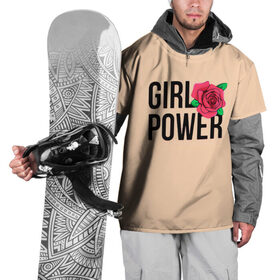 Накидка на куртку 3D с принтом Girl Power в Екатеринбурге, 100% полиэстер |  | Тематика изображения на принте: 