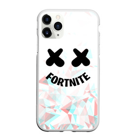 Чехол для iPhone 11 Pro Max матовый с принтом FORTNITE x MARSHMELLO в Екатеринбурге, Силикон |  | 2019 | dj | fortnite | game | glitch | marshmello | usa | америка | глитч | игра | клубная музыка | маршмелло | музыка | музыкант | ф | фортнайт