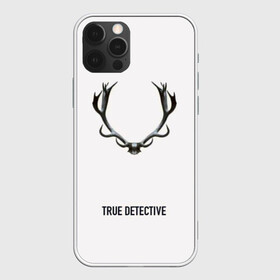 Чехол для iPhone 12 Pro с принтом True Detective в Екатеринбурге, силикон | область печати: задняя сторона чехла, без боковых панелей | Тематика изображения на принте: carcosa | true detective | каркоса | криминал | мистика | настоящий детектив | раст коул | религия | ритуал | рога | символ | эзотерика