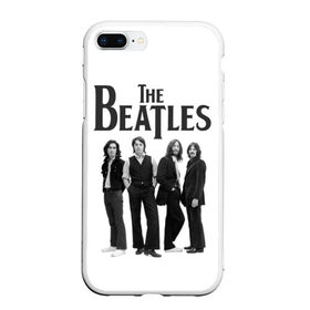 Чехол для iPhone 7Plus/8 Plus матовый с принтом The Beatles в Екатеринбурге, Силикон | Область печати: задняя сторона чехла, без боковых панелей | beatles | the beatles | битлз | битлс | битлы | группы | джон леннон | джордж харрисон | легенды | музыка | пол маккартни | ринго старр | рок