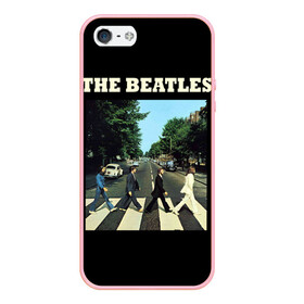 Чехол для iPhone 5/5S матовый с принтом The Beatles в Екатеринбурге, Силикон | Область печати: задняя сторона чехла, без боковых панелей | beatles | the beatles | битлз | битлс | битлы | группы | джон леннон | джордж харрисон | легенды | музыка | пол маккартни | ринго старр | рок