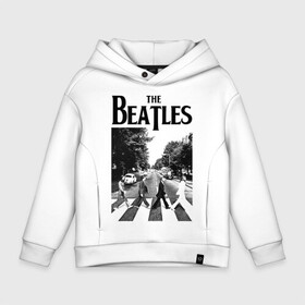 Детское худи Oversize хлопок с принтом The Beatles в Екатеринбурге, френч-терри — 70% хлопок, 30% полиэстер. Мягкий теплый начес внутри —100% хлопок | боковые карманы, эластичные манжеты и нижняя кромка, капюшон на магнитной кнопке | beatles | the beatles | битлз | битлс | битлы | группы | джон леннон | джордж харрисон | легенды | музыка | пол маккартни | ринго старр | рок