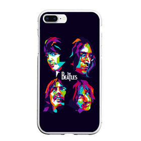 Чехол для iPhone 7Plus/8 Plus матовый с принтом The Beatles в Екатеринбурге, Силикон | Область печати: задняя сторона чехла, без боковых панелей | beatles | the beatles | битлз | битлс | битлы | группы | джон леннон | джордж харрисон | легенды | музыка | пол маккартни | ринго старр | рок