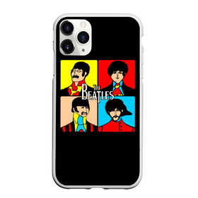 Чехол для iPhone 11 Pro Max матовый с принтом The Beatles в Екатеринбурге, Силикон |  | beatles | the beatles | битлз | битлс | битлы | группы | джон леннон | джордж харрисон | легенды | музыка | пол маккартни | ринго старр | рок