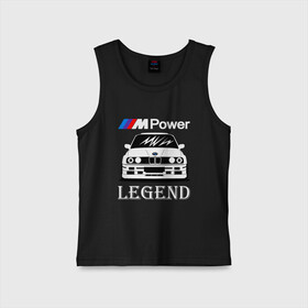 Детская майка хлопок с принтом BMW Power LEGEND в Екатеринбурге,  |  | bmw | legend | motorsport | power | авто | автомобиль | бмв | бумер | бэха | крутая | легенда | машина | немецкое | тачка