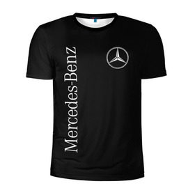 Мужская футболка 3D спортивная с принтом MERCEDES-BENZ (2 стороны) в Екатеринбурге, 100% полиэстер с улучшенными характеристиками | приталенный силуэт, круглая горловина, широкие плечи, сужается к линии бедра | Тематика изображения на принте: amg | benz | carbon | logo | mercedes | амг | бенз | бенс | бенц | гелик | карбон | лого | мерин | мерс | мерседес | на спине